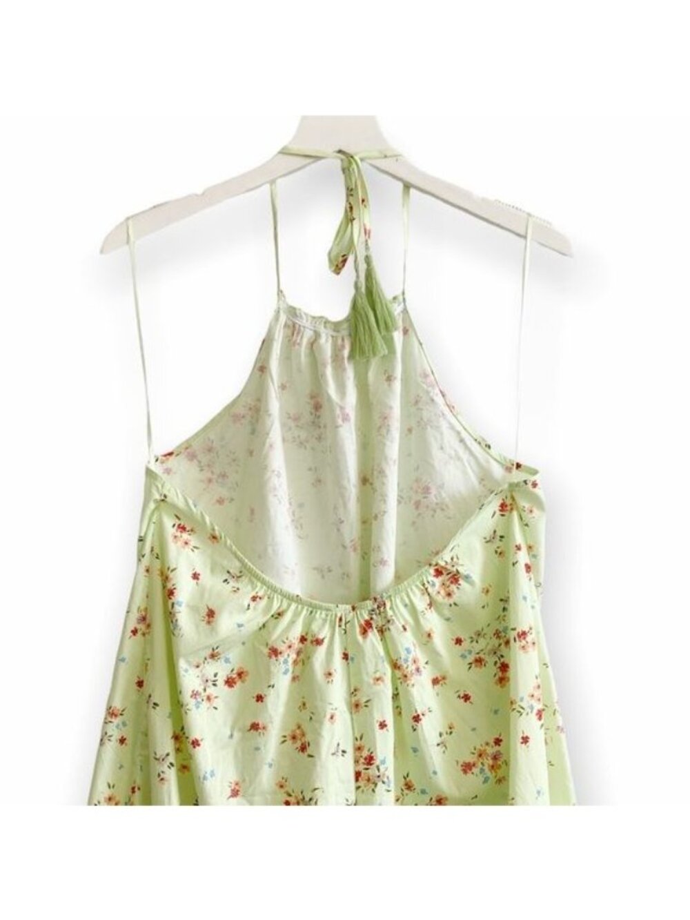ZARA Floarl Print Halter Midi Dress  Size XS,  NWT - Picture 5 of 14